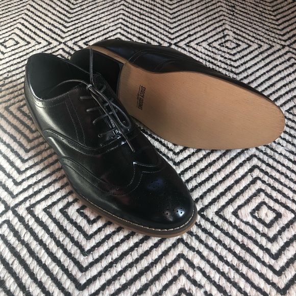 Stacy Adams Other - Black Wing Tip Oxford Dress Shoes